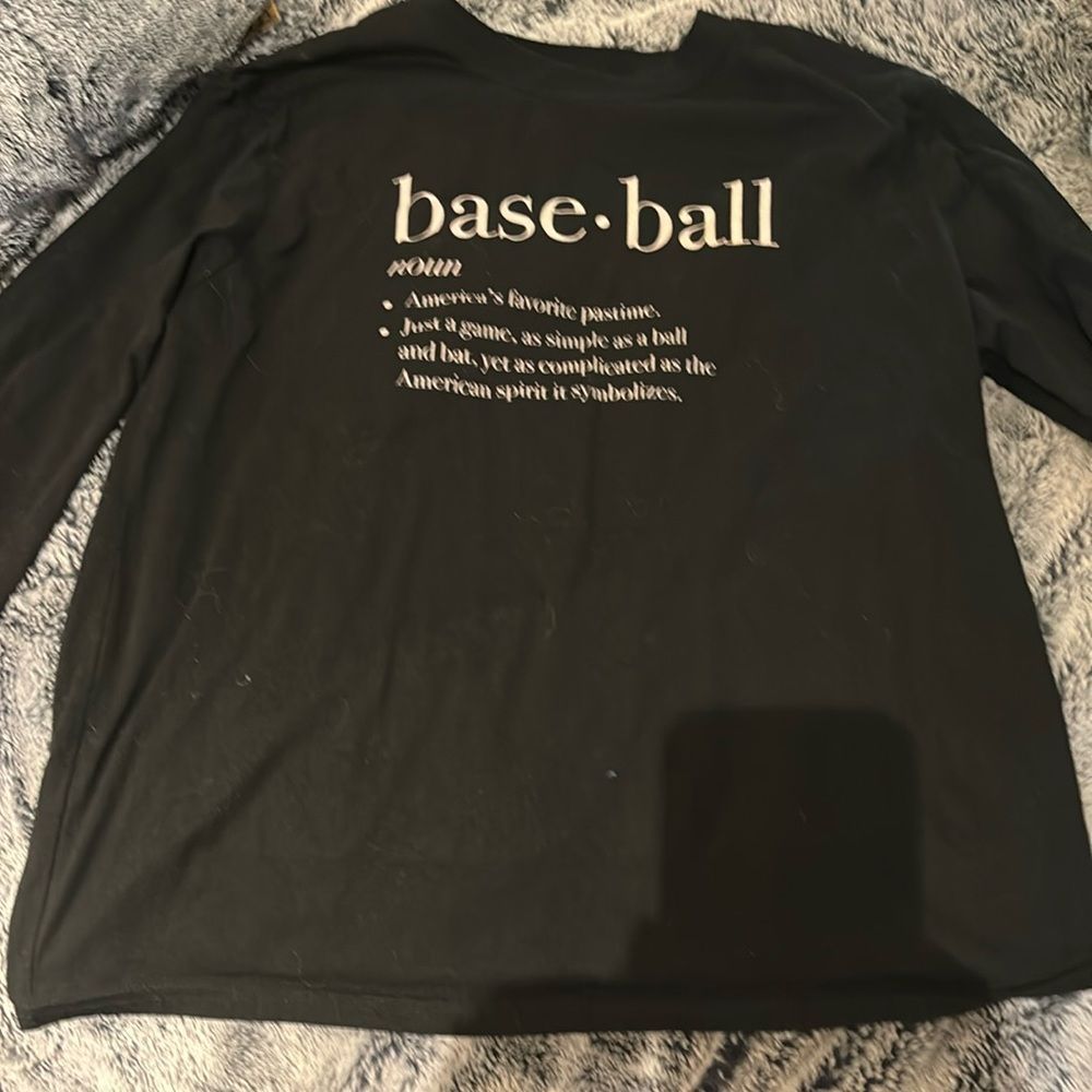 Baseball Long Sleeve Top